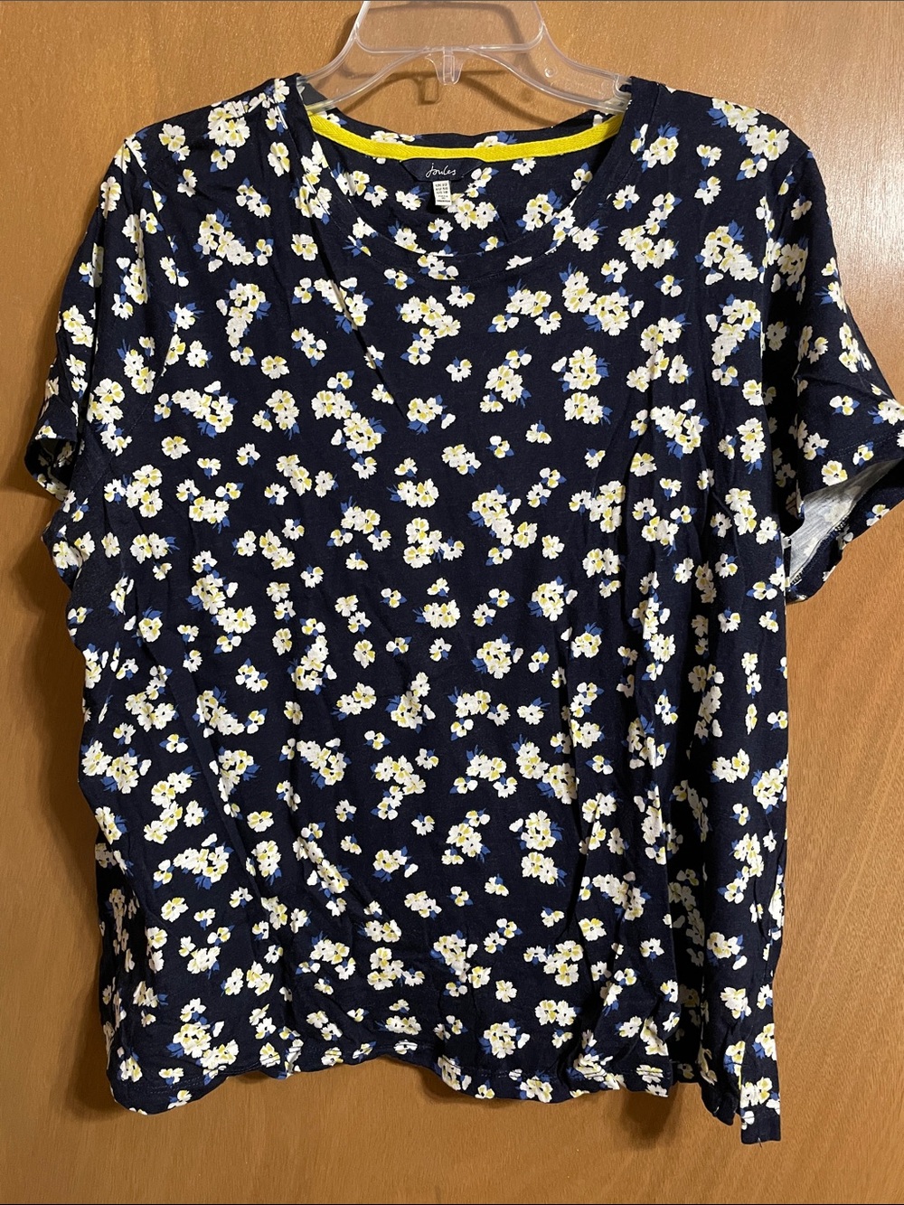 Joules Navy Blue Floral Short-Sleeve Tee